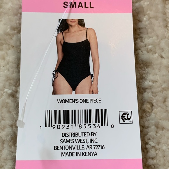 LOFT Black Women's Shirred Side‎ Tie
One-Piece Swimsuit NWT Women's
Size S - Picture 6 of 14